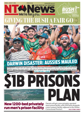 Cover of NT News
