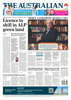 Cover of The Australian