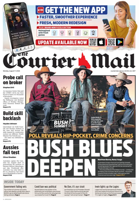 Cover of The Courier-Mail