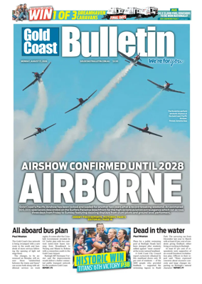 Cover of The Gold Coast Bulletin