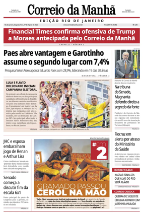 Cover of Jornal Correio da Manha