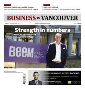 Cover of Business in Vancouver