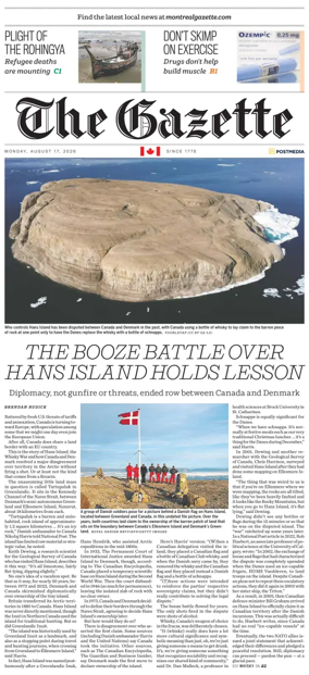 Cover of Montreal Gazette