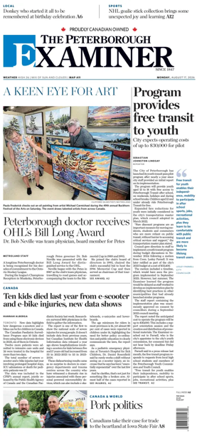Cover of The Peterborough Examiner