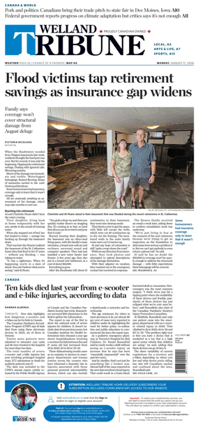 Cover of The Welland Tribune