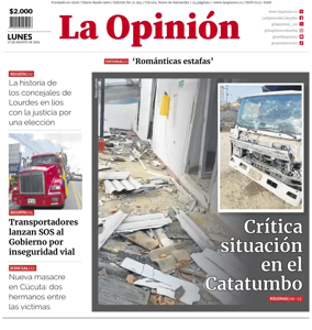 Cover of La Opinion
