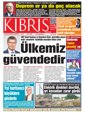 Cover of Kibris Gazetesi