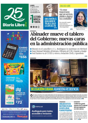 Cover of Diario Libre (Republica Dominicana)