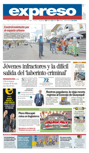 Cover of Diario Expreso