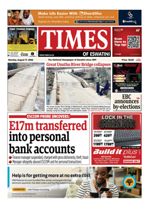 Cover of Times of Eswatini