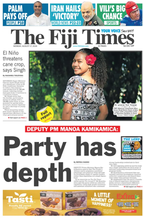 Cover of The Fiji Times