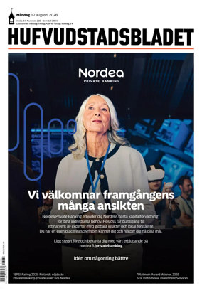 Cover of Hufvudstadsbladet