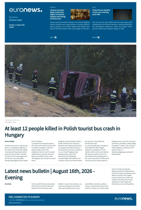 Cover of EuroNews (English Edition)