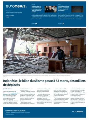 Cover of EuroNews (French Edition)