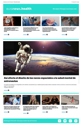 Cover of Euronews Health (Spanish) Compiled Edition