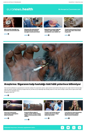 Cover of Euronews Health (Turkish) Compiled Edition