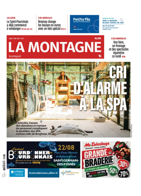 Cover of La Montagne (Vichy)