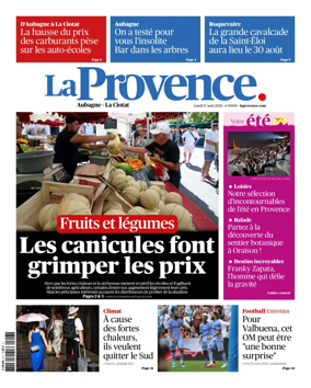 Cover of La Provence Aubagne-La Ciotat