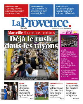 Cover of La Provence Marseille