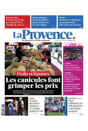 Cover of La Provence Martigues-Istres-Vitrolles-Marignane
