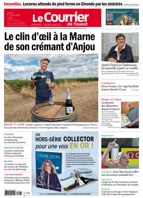 Cover of Le Courrier de l’Ouest (Nord Anjou)