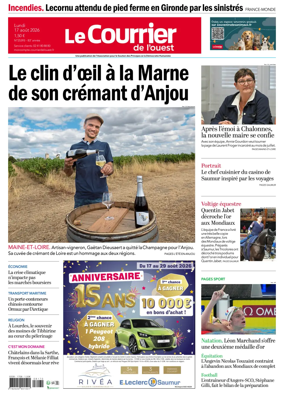 Cover of Le Courrier de l’Ouest (Saumur)