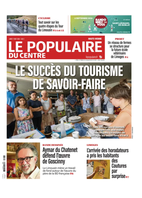 Cover of Le Populaire du Centre (Haute-Vienne)