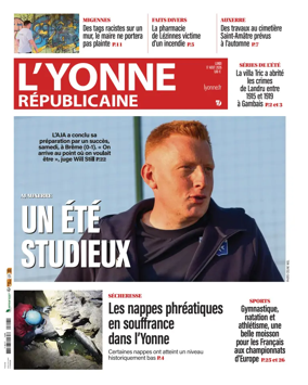 Cover of L'Yonne Republicaine