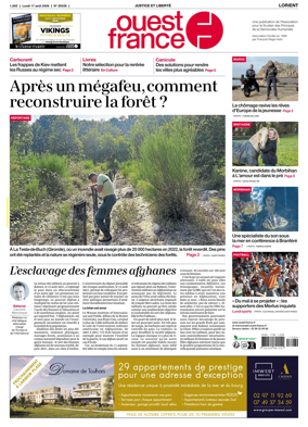 Cover of Ouest France (Lorient)