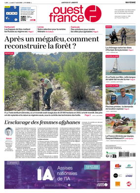 Cover of Ouest France (Mayenne)