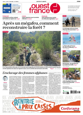 Cover of Ouest France (Orne)
