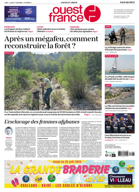 Cover of Ouest France (Pornic / Pays de Retz)