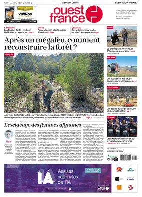 Cover of Ouest France (Saint-Malo)