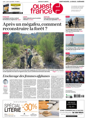 Cover of Ouest France (Saint-Nazaire La Baule Guerande)