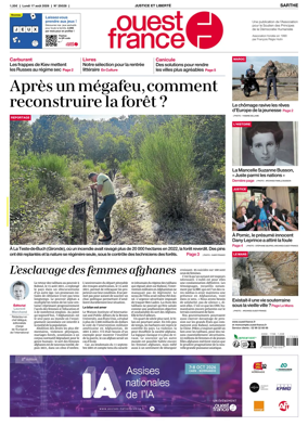 Cover of Ouest France (Sarthe)