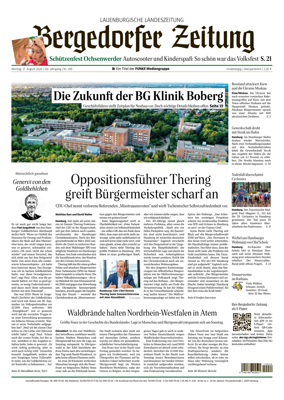 Cover of Bergedorfer Zeitung