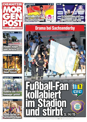 Cover of Chemnitzer Morgenpost