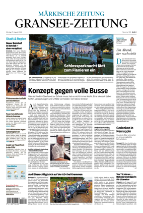 Cover of Gransee-Zeitung
