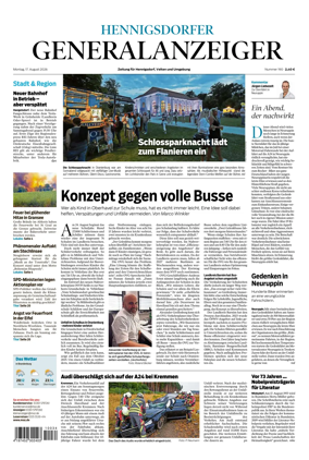 Cover of Hennigsdorfer Generalanzeiger