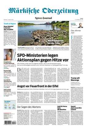 Cover of Markische Oderzeitung Spree-Journal