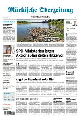 Cover of Markische Oderzeitung Strausberg