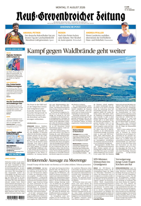 Cover of Neuss-Grevenbroicher Zeitung Neuss