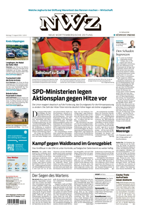 Cover of NWZ – Neue Wurttembergische Zeitung