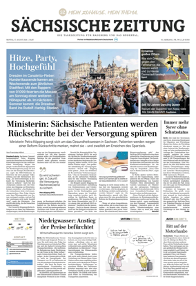 Cover of Sachsische Zeitung (Rodertal)