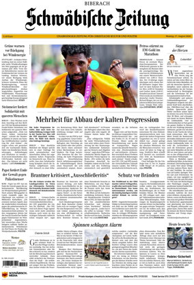 Cover of Schwabische Zeitung (Biberach)