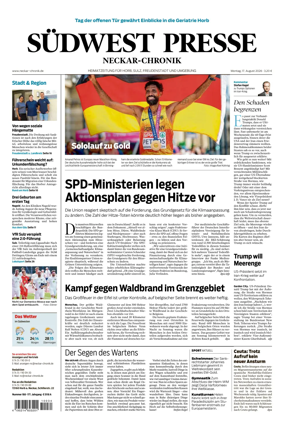 Cover of SUDWEST PRESSE - Neckar-Chronik