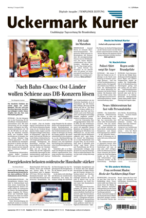 Cover of Templiner Zeitung