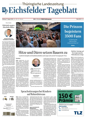 Cover of Thuringische Landeszeitung (Eichsfeld)