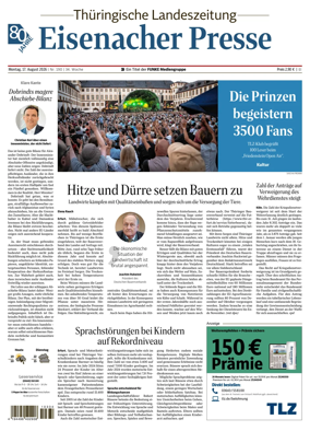 Cover of Thuringische Landeszeitung (Eisenach)