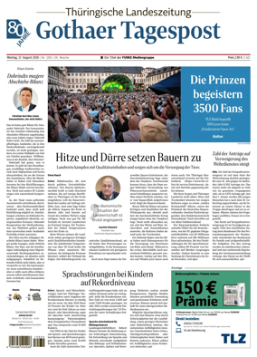 Cover of Thuringische Landeszeitung (Gotha)